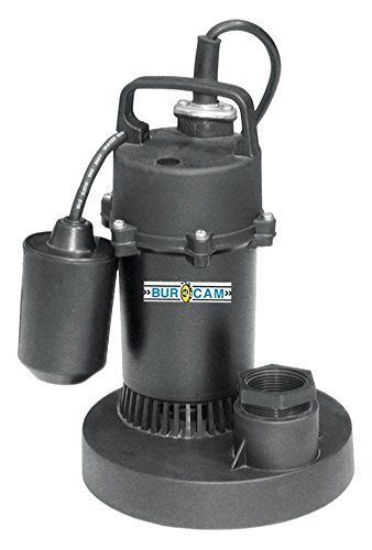 Burcam submersible sump pump float switch 1/2 hp noryl 115v model 300700p for sale
