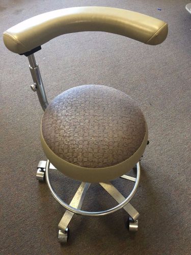 LINK Dental Ergonomic Assistant&#039;s Stool Chair w/ Ratchet Arm