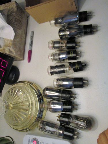 NOS new testing Philco by RCA 5U4G coke bottle shaped vacuum tube