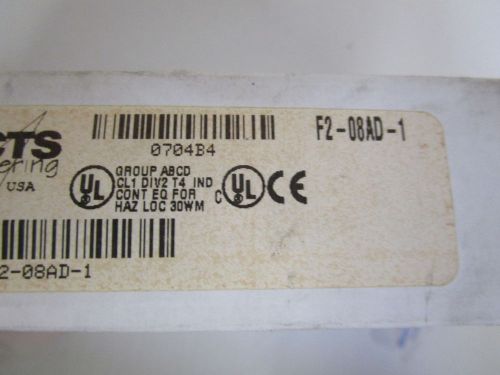 FACTS ANALOG INPUT MODULE F2-08AD-1 *NEW IN BOX*