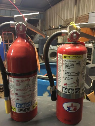Fire Extinguisher (2) 8 Pound Dry Chemical