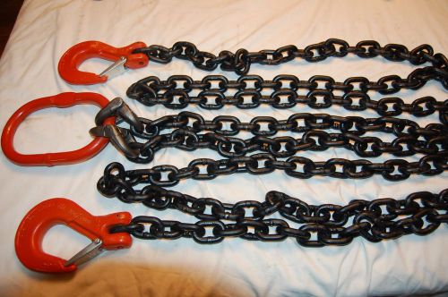 Cm two leg 10 ft. long lifting sling 3/8&#034; chain for sale