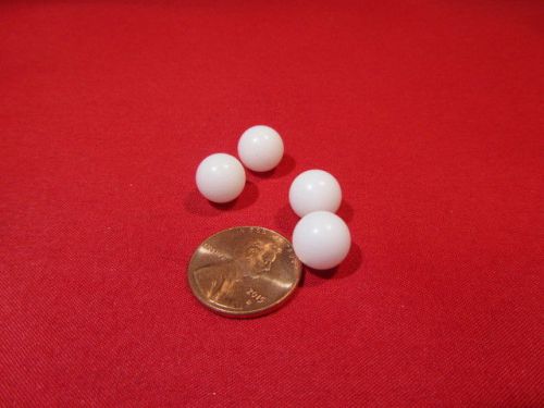Delrin Acetal Balls Color: White, .406&#034; Dia, 100 Balls Per Pkg