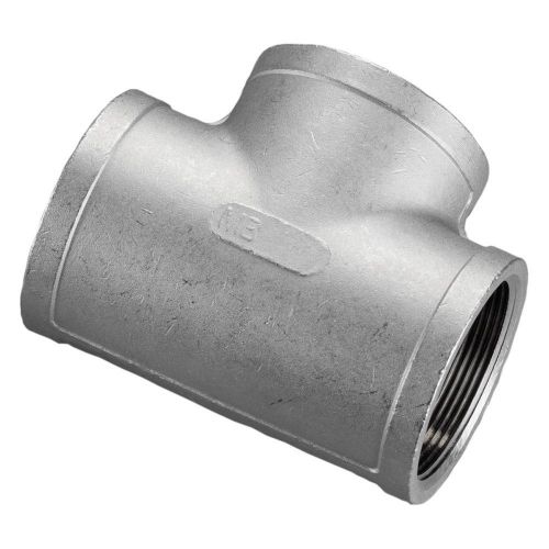 Stainless Steel 316 Cast Pipe Fitting Tee Class 150 1/4&#034; NPT Female 1/4&#034;