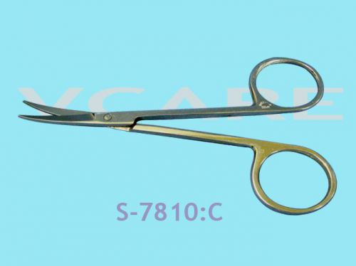 Speedway Iris Scissors Size: 10.5 cms Curved  FDA &amp; CE approved