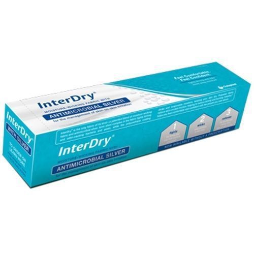 InterDry Ag Textile with Antimicrobial Silver Complex, 10&#034; x 12 ft.Roll