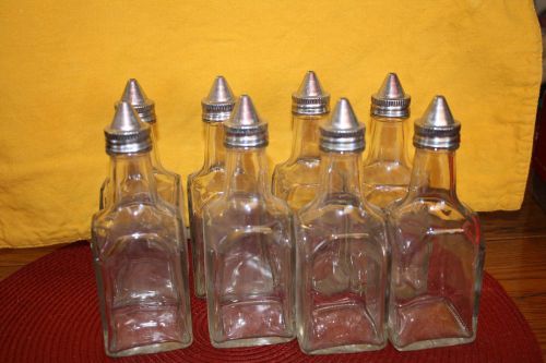 Restaraunt supply sauce bottles (8)
