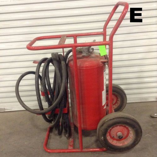 Amerex 488 Wheeled 125lb 50ft Class ABC Dry Chemical Fire extinguisher 240PSI