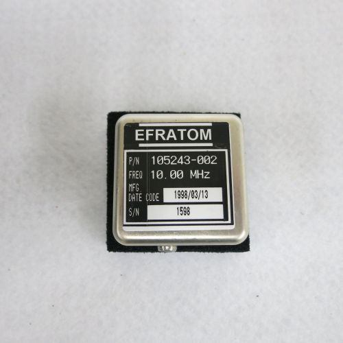 Efratom 105243 002 10 MHz Crystal Oscillator (New)