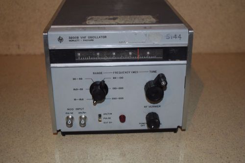 HP  HEWLETT PACKARD MODEL # 3200B VHF OSCILLATOR