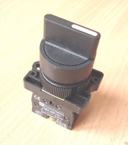 Rotary Selector Switch  HB2-BE101  3-Position 10/6A  ~400V (NO)