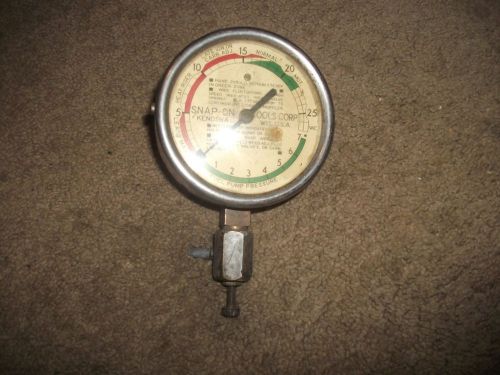 Snap on fuel pump pressure guage 8978 for sale