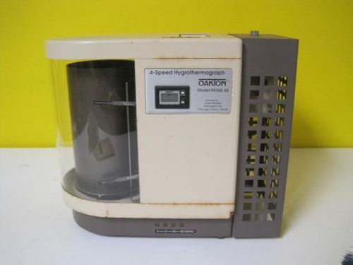 OAKTON 4 SPEED HYGROTHERMOGRAPH MODEL 08368-60 BY COLE PALMER USED RARE