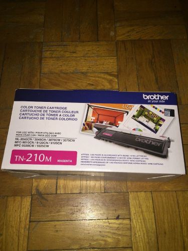 Brother Fax Toner Cartridge TN-210M Magenta New Genuine Factory Sealed Box