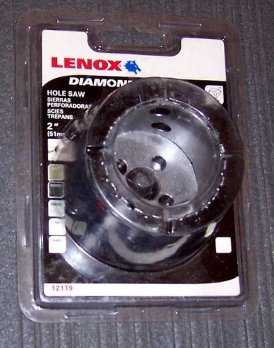 Lenox 12119 2&#034; Diamond Grit Hole Saw For Ceramics, Glass, Granite and Marble