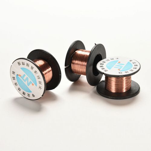 2pcs 0.1mm copper soldering solder ppa enamelled repair reel wire high quality for sale