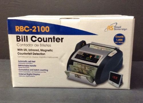Royal Sovereign RBC2100 Bill Counter With UV Counterfeit Detector