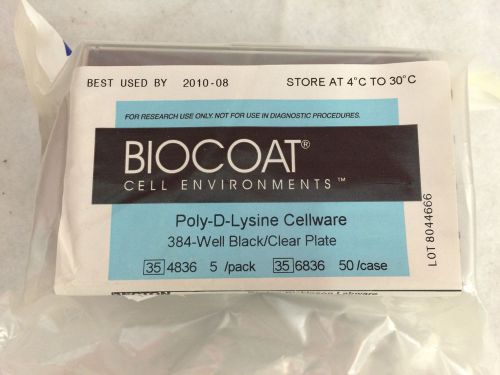 Biocoat Cell Environments Poly-D-Lysine Cellware 384-Well Plates 5/Pk 35 4836