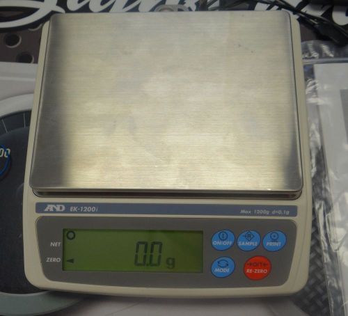 And weighing ek1200i digital scale 1200 x 0.1 g for sale