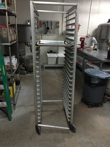 Used 24 Pan Bakery Rolling Rack