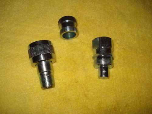 3/8&#034; hydraulic coupler set- male and female- for blackhawk 10ton porta power for sale