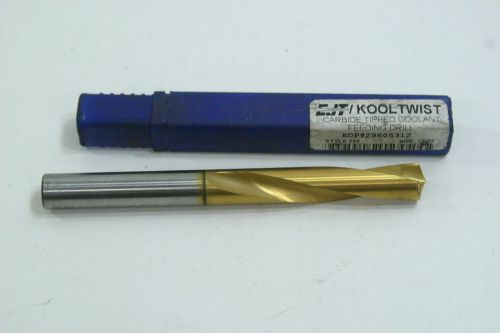 CJT Kooltwist 17/32 Carbide Tipped Coolant Feeding Drill 29605312