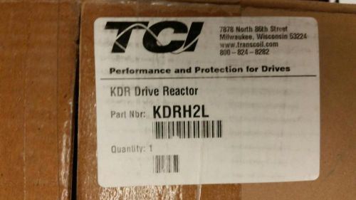 New tci kdrh2l kdr drive reactor 3 phase 50/60hz 600v max 165a max 115c rise for sale