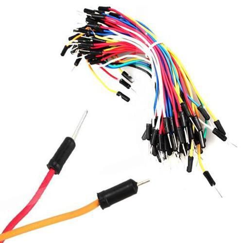 Multicolor solderless breadboard jumper cable wire kit  65pcs/set brand new for sale