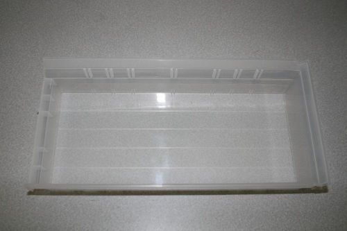 BOX 17 7/8&#034; x 8 3/8&#034; x 4&#034; Plastic Shelf Bin Box, Clear, 10/box