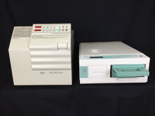 Scican statim 5000 and midmark ritter m9 &#034;oldstyle&#034; quality sterilizer set #4 for sale