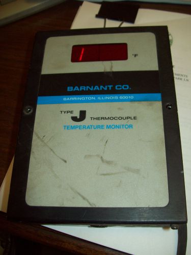 Barnant co type ty j thermocouple temperature monitor for sale