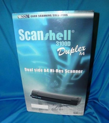 New Scanshell 3100D Duplex A4 Hi-Res Scanner