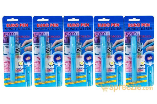 5 Pack Counterfeit Money Detection Pen UV Marker Fake Dollar Bill Currency Check