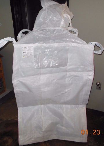Material motion bulk bag 33&#034; x 33&#034; x 52&#034; / top spout &amp; bottom opening / 4000lbs. for sale