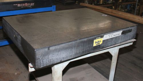 48&#034; L 36&#034; W DoAll GRANITE SURFACE PLATE, 6.5&#034; THICK, on stand