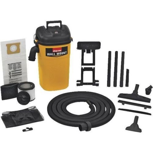 Shop-vac 394-23-00  wall mount pro wet/dry vac 5.0 gallon/ 4.0 hp for sale