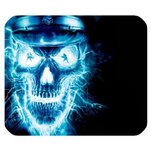 New / Hot Ice Skull Mouse Pad Design For Laptop or PC Anti Slip