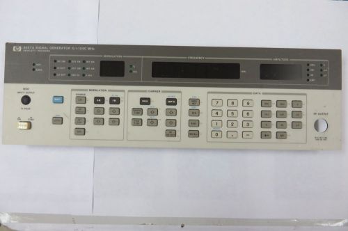 HP 8657A signal generator front panel
