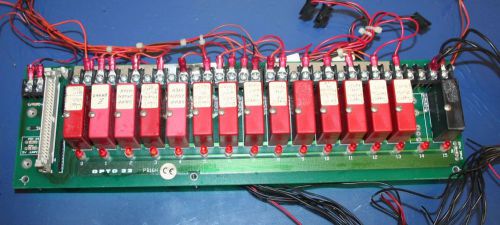 Potter &amp; Brumfield 14 of ODC-5 &amp; 1 of OAC-5 on OPTO22 PB16H Mounting Board