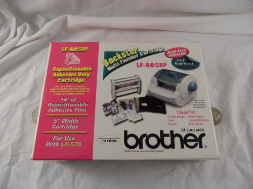 New Sealed ~ Brother LF-A05RP Repositionable Adhesive Cartridge  Use With LX-570