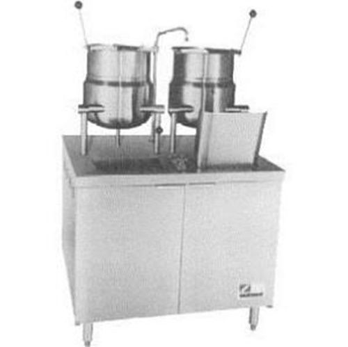 Southbend DMT-6-6 Kettle/Cabinet Assembly Direct Steam (2) 6 gallon kettles...