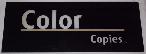 The UPS Store Color Copies Acrylic Window Sign Cover 11.5 x 28.5