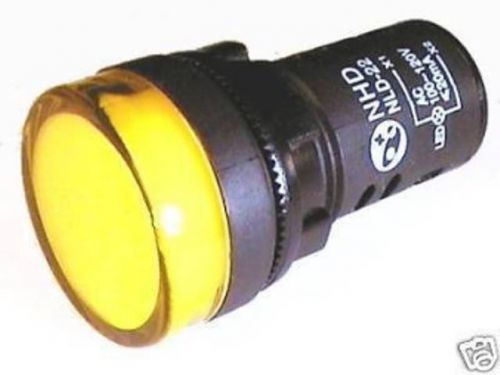 22 mm pilot light led 24/120 v ac/dc amber replace tele for sale