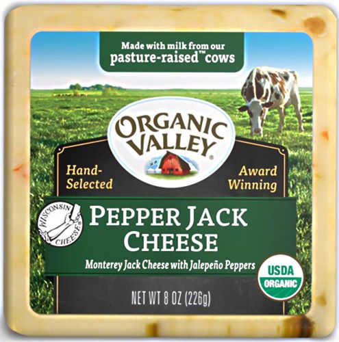 Organic Valley Organic Pepper Jack Cheese, 8 Oz