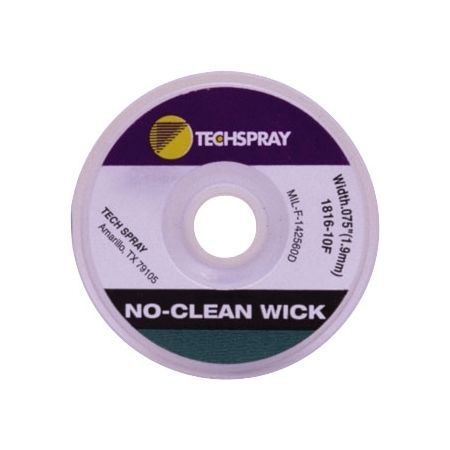 Techspray - No Clean Braid Size 2;.060&#034;x5&#039; YLW