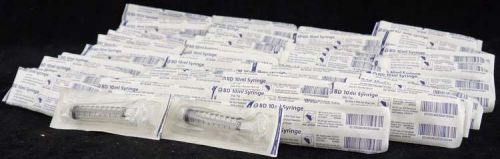 Lot of 51 new bd becton dickinson medical lab sterile 10ml slip tip syringes for sale