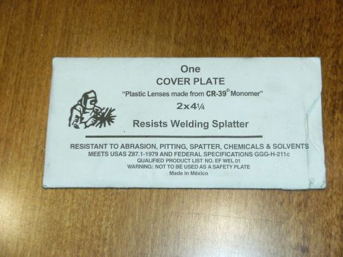 CR-39 Wide Vision Cover Plate Welding 2 x 4 1/4