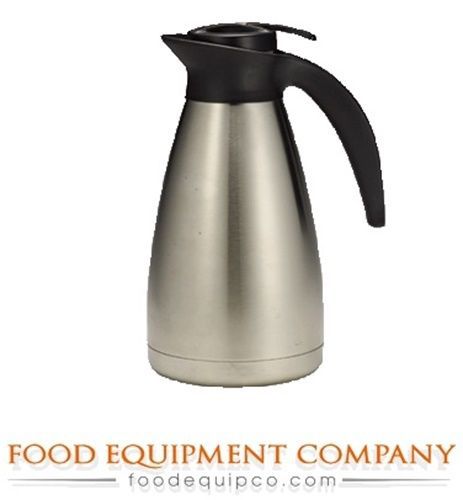 Tablecraft 769 Coffee Decanter 68 oz. plastic thumb press stainless steel -...