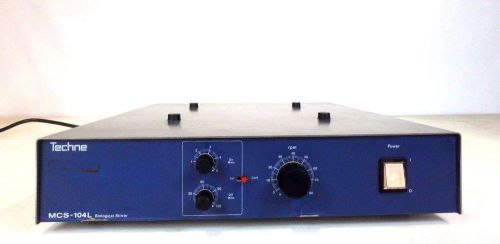 Techne mcs-104l lab biological 4 position interval &amp; continous magnetic stirrer for sale