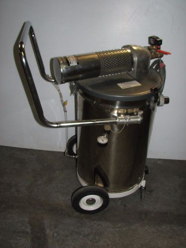 Nortech model n151sc shop vac pneumatic vacuum 5 hp 15 gal 61 cfm for sale
